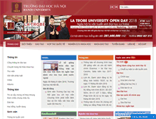 Tablet Screenshot of hanu.edu.vn