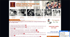 Desktop Screenshot of daotao.hanu.vn
